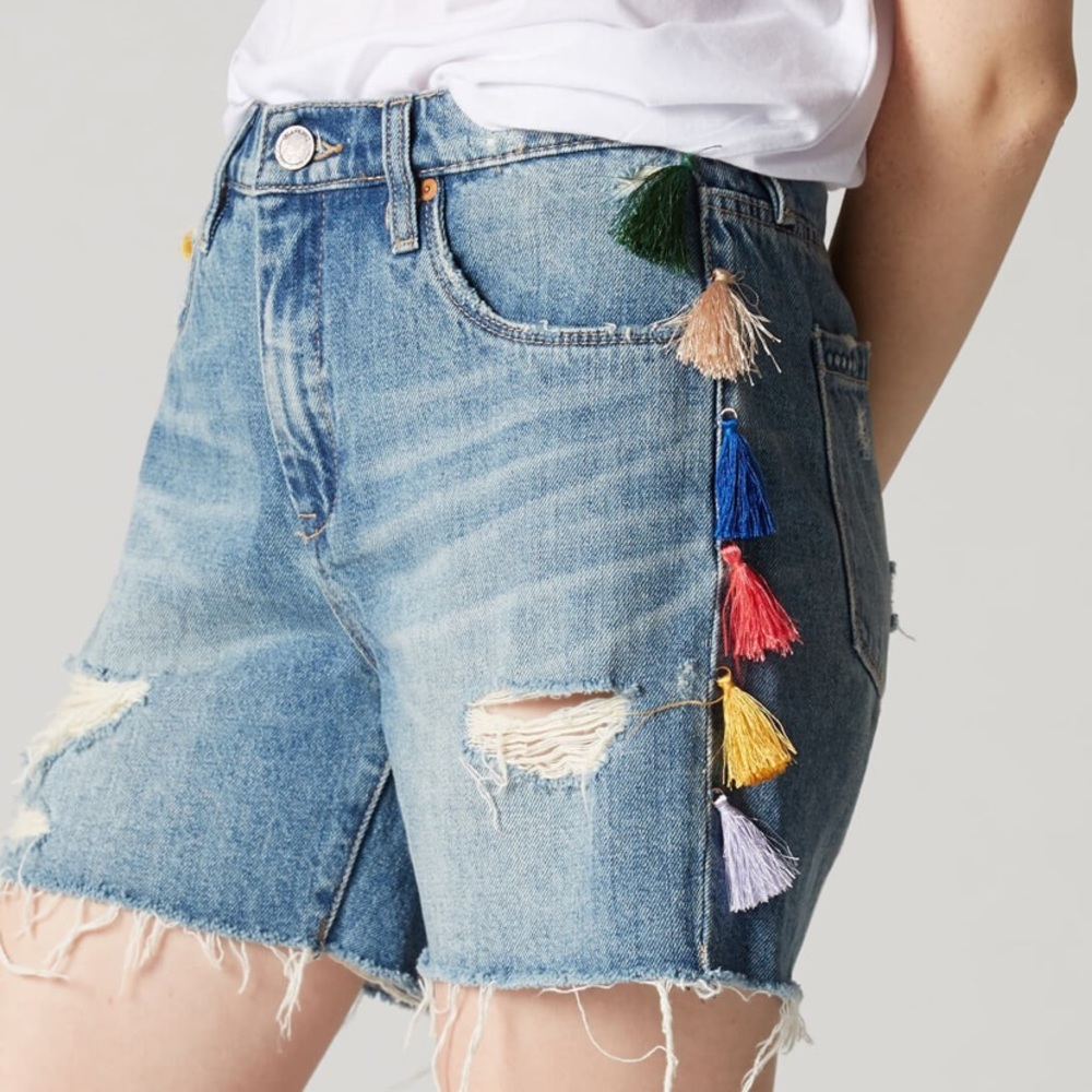 •Blank NYC• High Rise Sonic Bloom Shorts